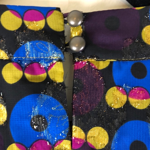 Anna Sui Target Metallic Circles Mini Dress NWT - Picture 7 of 8